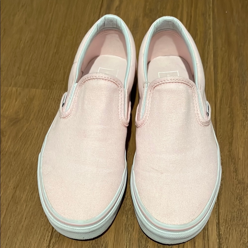 Vans Pink Slip-On Sneakers
